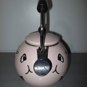 M. Kamenstein Pink Pig Tea Kettle Pot Vintage Decoration